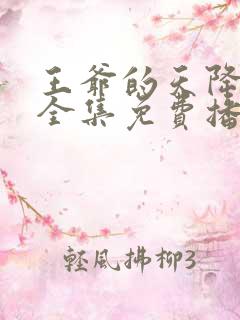 王爷的天降毒妃全集免费播放