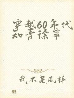 穿越60年代小知青徐宁
