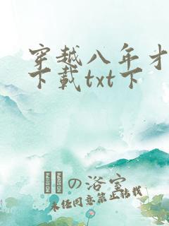 穿越八年才出道下载txt下