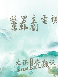 双男主电视剧推荐韩剧