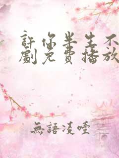 许你半生不见短剧免费播放全集