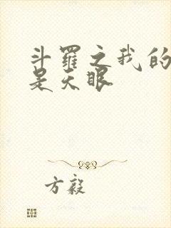 斗罗之我的武魂是天眼