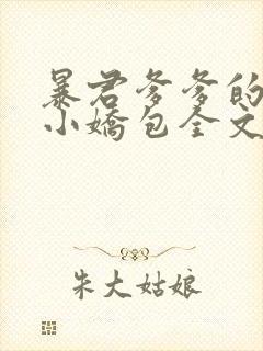 暴君爹爹的团宠小娇包全文阅读全文