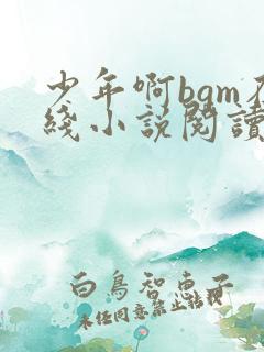 少年啊bgm在线小说阅读免费下载