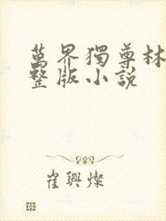 万界独尊林枫完整版小说