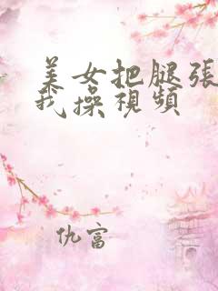 美女把腿张开让我操视频