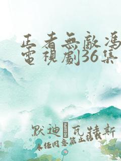 正者无敌冯天魁电视剧36集全