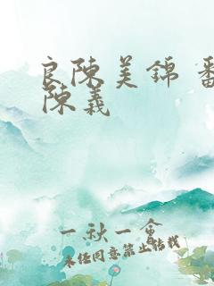 良陈美锦 番外 陈义