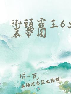 街头霸王6出招表带图