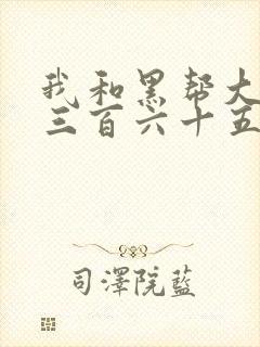 我和黑帮大佬的三百六十五天365