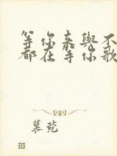 等你来与不来我都在等你歌词