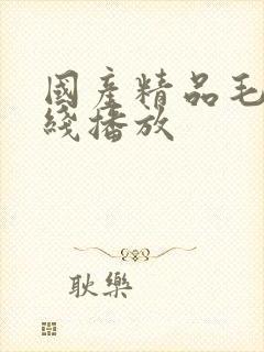 国产精品毛片在线播放