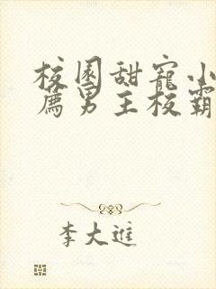 校园甜宠小说推荐男主校霸