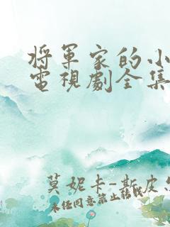 将军家的小娘子电视剧全集