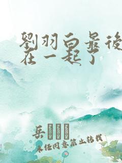 刘羽白最后和谁在一起了