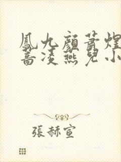 凤九颜萧煜凤薇蔷凌燕儿小说