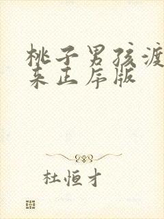 桃子男孩渡海而来正序版