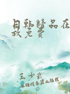 日韩精品在线播放免费