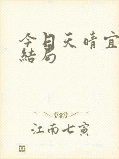 今日天晴宜爱你结局