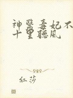 神医毒妃不好惹十里听风