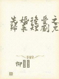 先婚后爱之亡夫归来短剧免费观看全