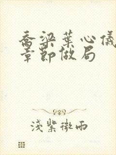 乔梁叶心仪最新章节做局