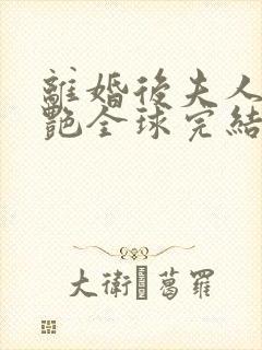 离婚后夫人她惊艳全球完结