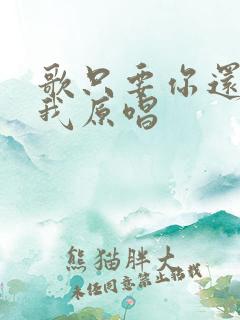 歌只要你还需要我原唱