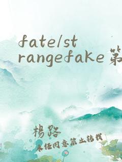 fate/strangefake第二集