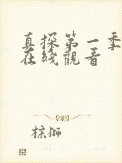 真探第一季全集在线观看