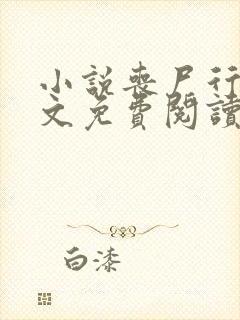 小说丧尸行动全文免费阅读