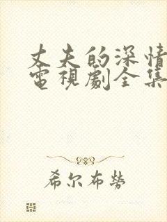 丈夫的深情谎言电视剧全集观看免费