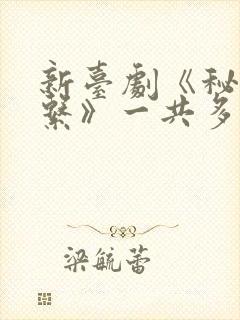 新台剧《秘密关系》一共多少集