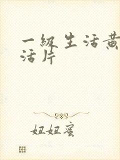 一级生活黄色生活片