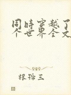 同时穿越了99个世界全文免费阅读