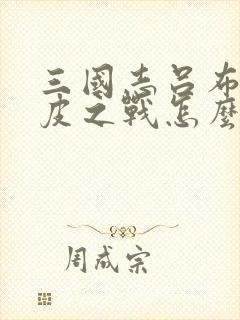 三国志吕布传南皮之战怎么过