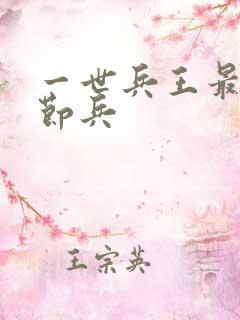 一世兵王最新章节兵