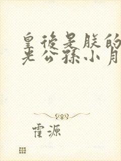 皇后是朕的黑月光公孙小月