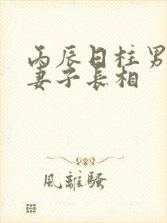 丙辰日柱男命的妻子长相