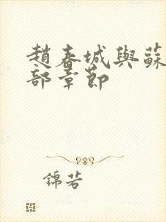 赵春城与苏媚全部章节