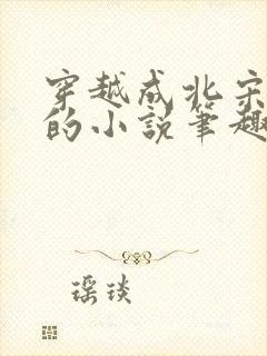 穿越成北宋赵谌的小说笔趣阁