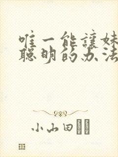 唯一能让妹妹变聪明的办法只有我的动漫