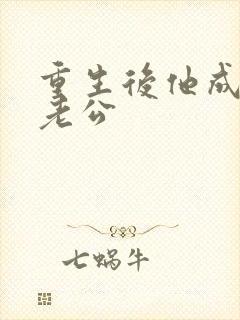 重生后他成了我老公