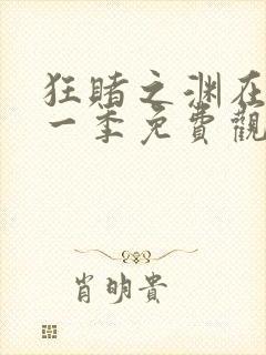 狂赌之渊在线第一季免费观看真人