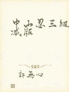 中山忍三级未删减版