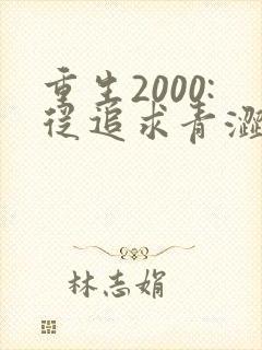 重生2000:从追求青涩校花同桌开始()