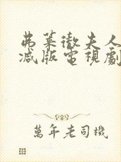 弗莱彻夫人未删减版电视剧