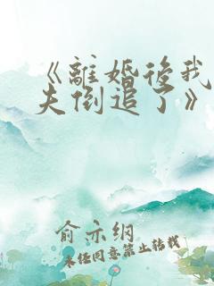 《离婚后我被前夫倒追了》