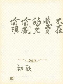 偷偷的藏不住电视剧免费在线