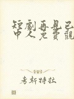 短剧再见已无剧中人免费观看